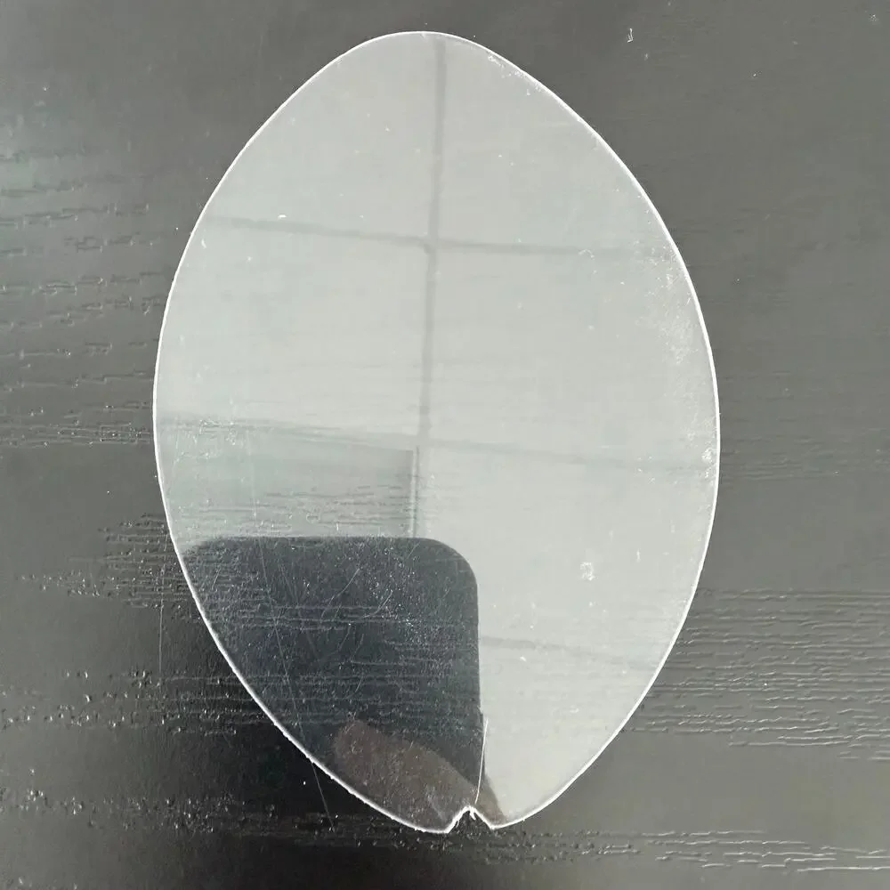 Mikasa Glass Striped Oval Picture Frame 6”x5” READ